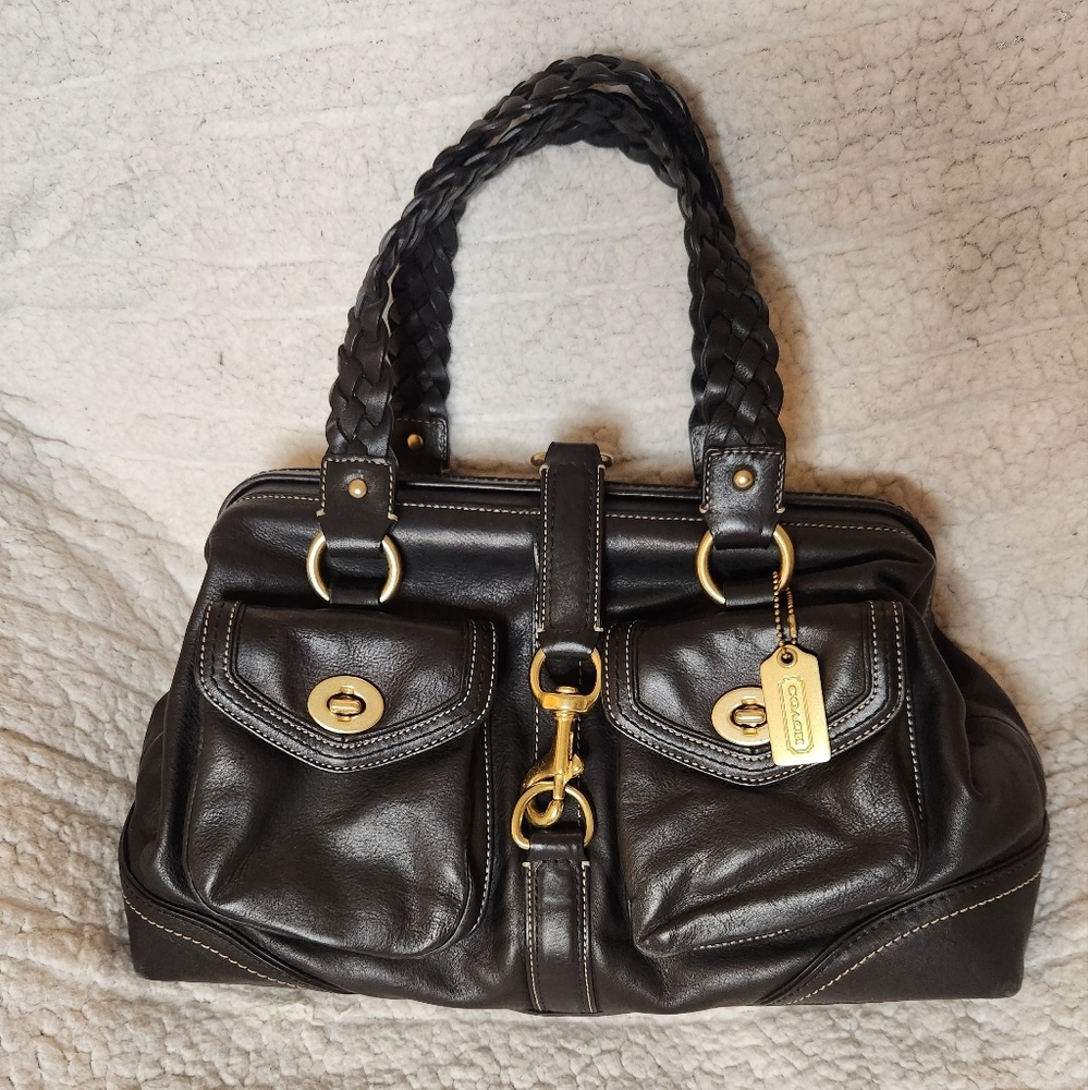 Vintage coach legacy Daphne doctor satchel